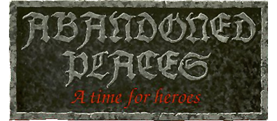 Abandoned Places logo for Amiga